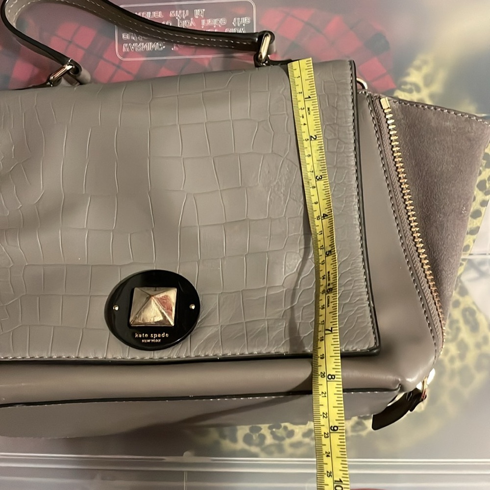 Gray Kate Spade Purse - Picture 7 of 7